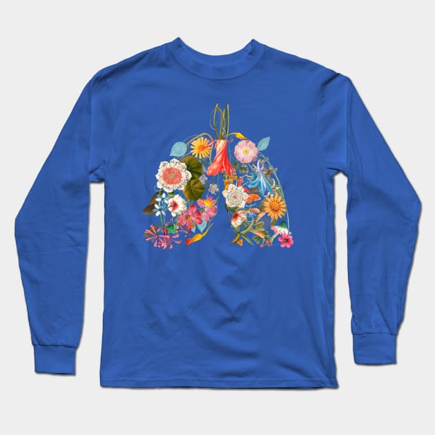 Garden lungs Long Sleeve T-Shirt by Little Bad Wren 